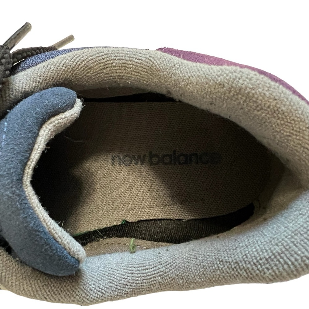 New Balance 574 Men’s Apollo Gray Navy Size 12 Sneaker - Picture 10 of 12